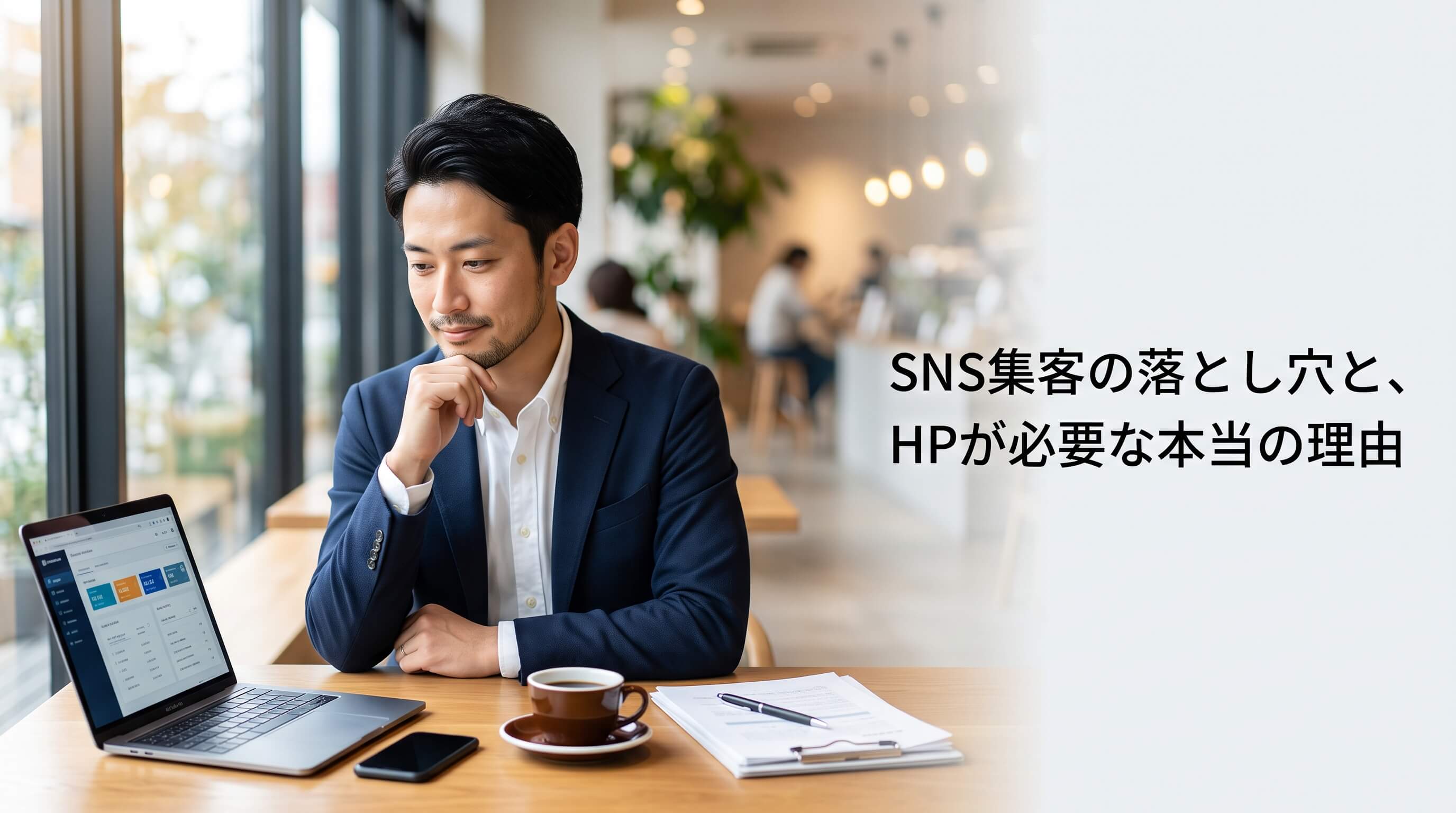 SNS集客だけでは危険？凍結リスクに備えて自社サイトを資産化する技