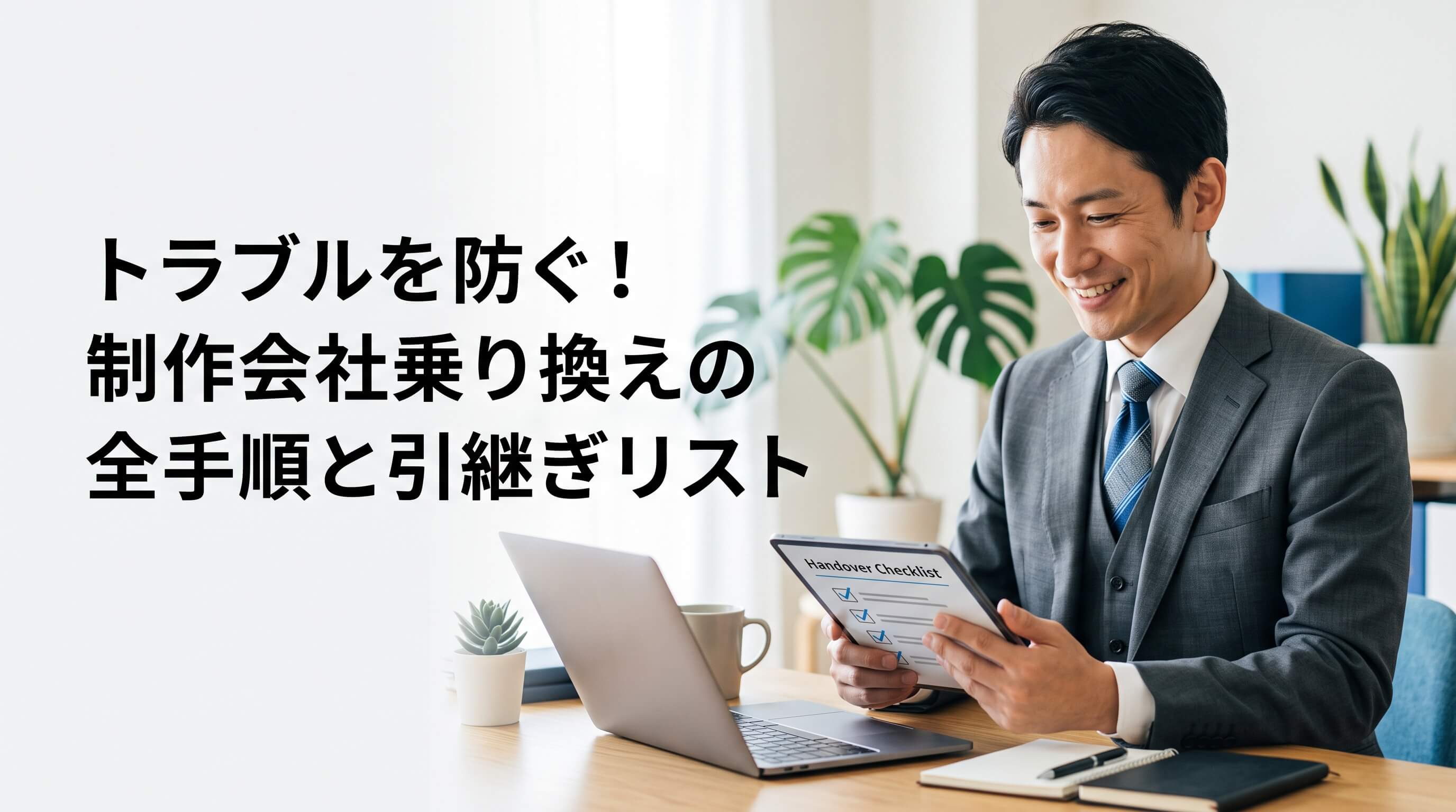 制作会社の乗り換えをスムーズに！トラブルを防ぐ引き継ぎ準備リスト
