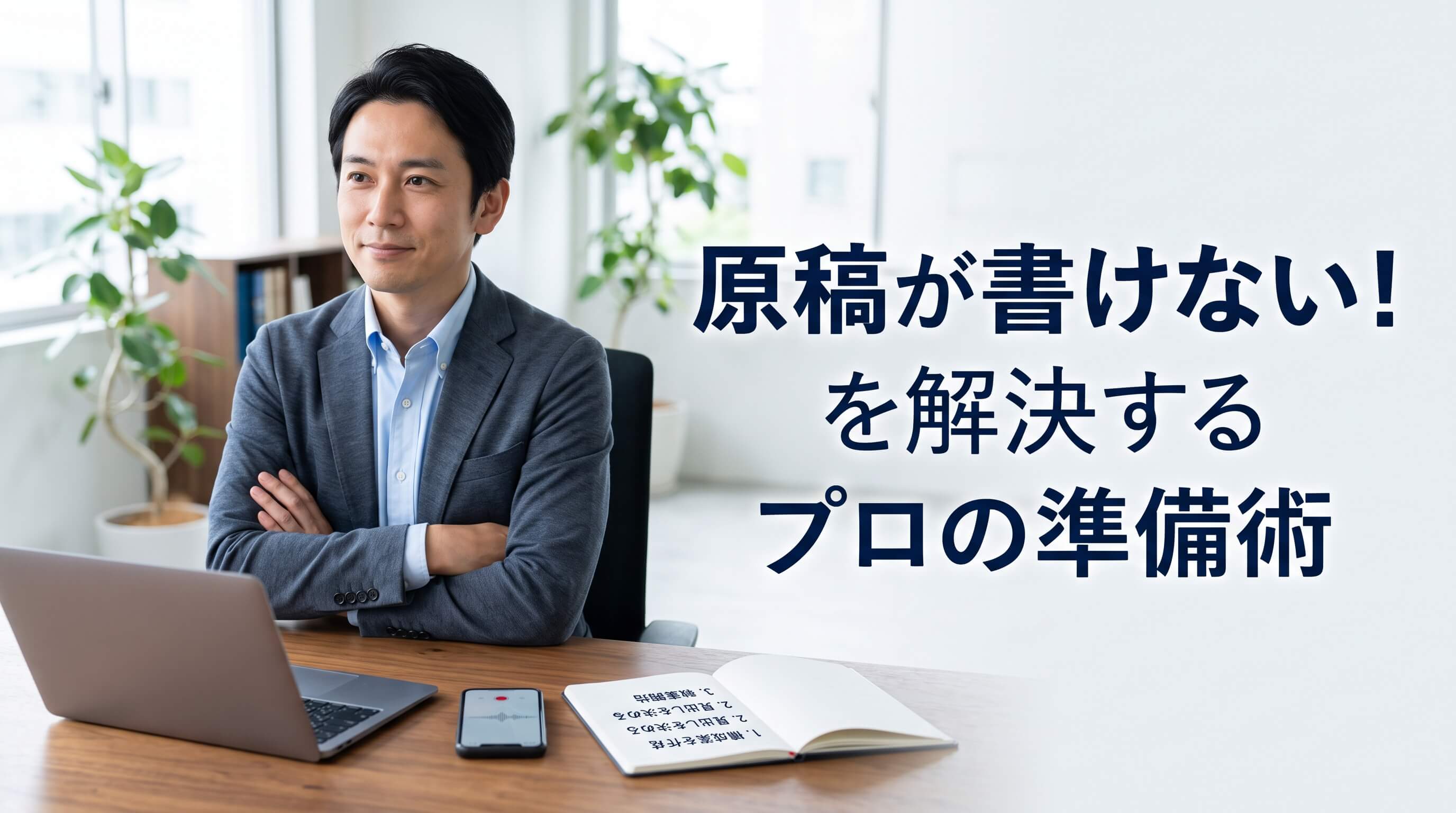 原稿が書けずに公開が進まない！多忙な経営者のための準備と工夫