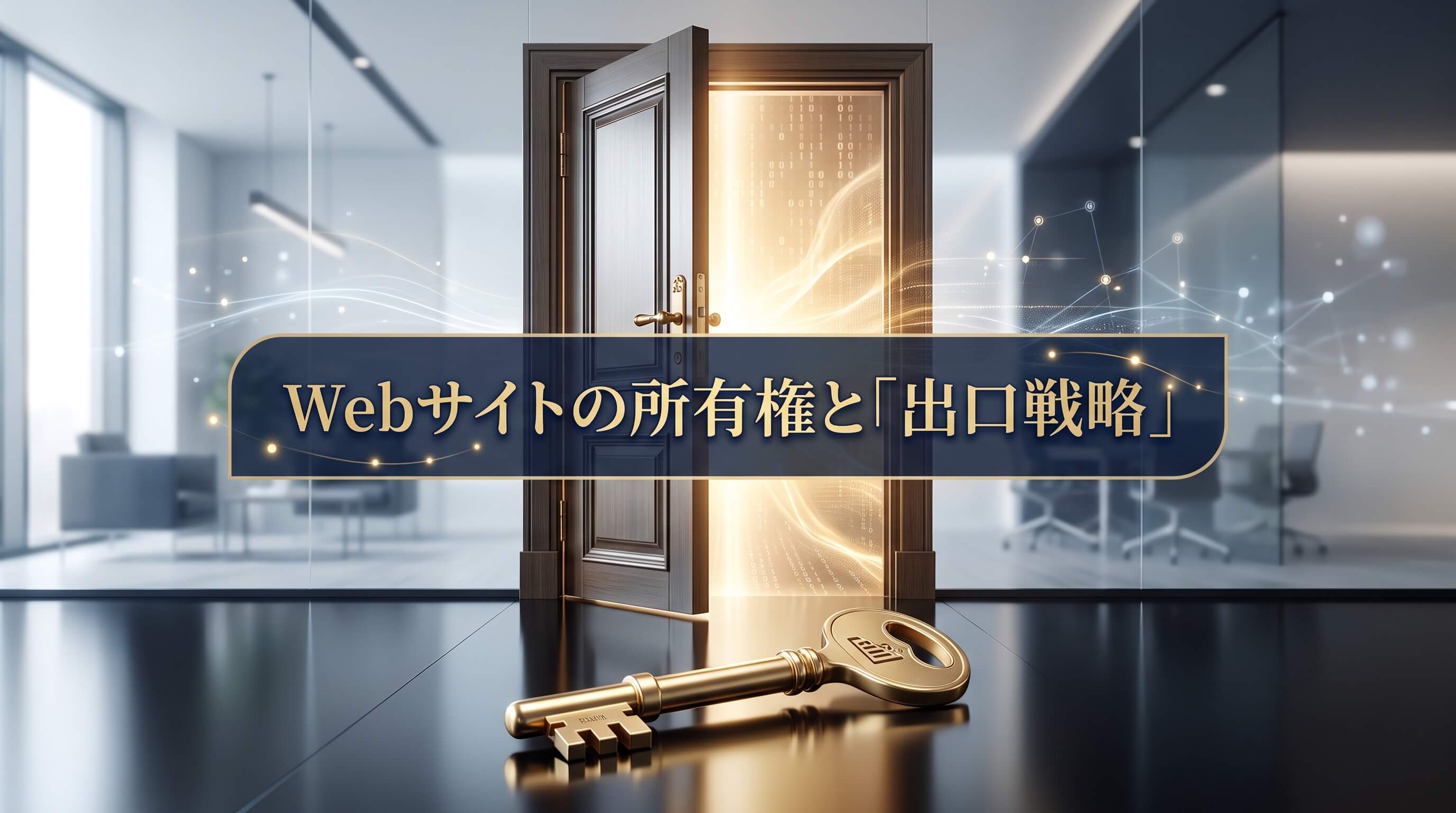 Webサイト所有権で後悔しないために。制作会社管理と自由を両立する「出口戦略」の確認法