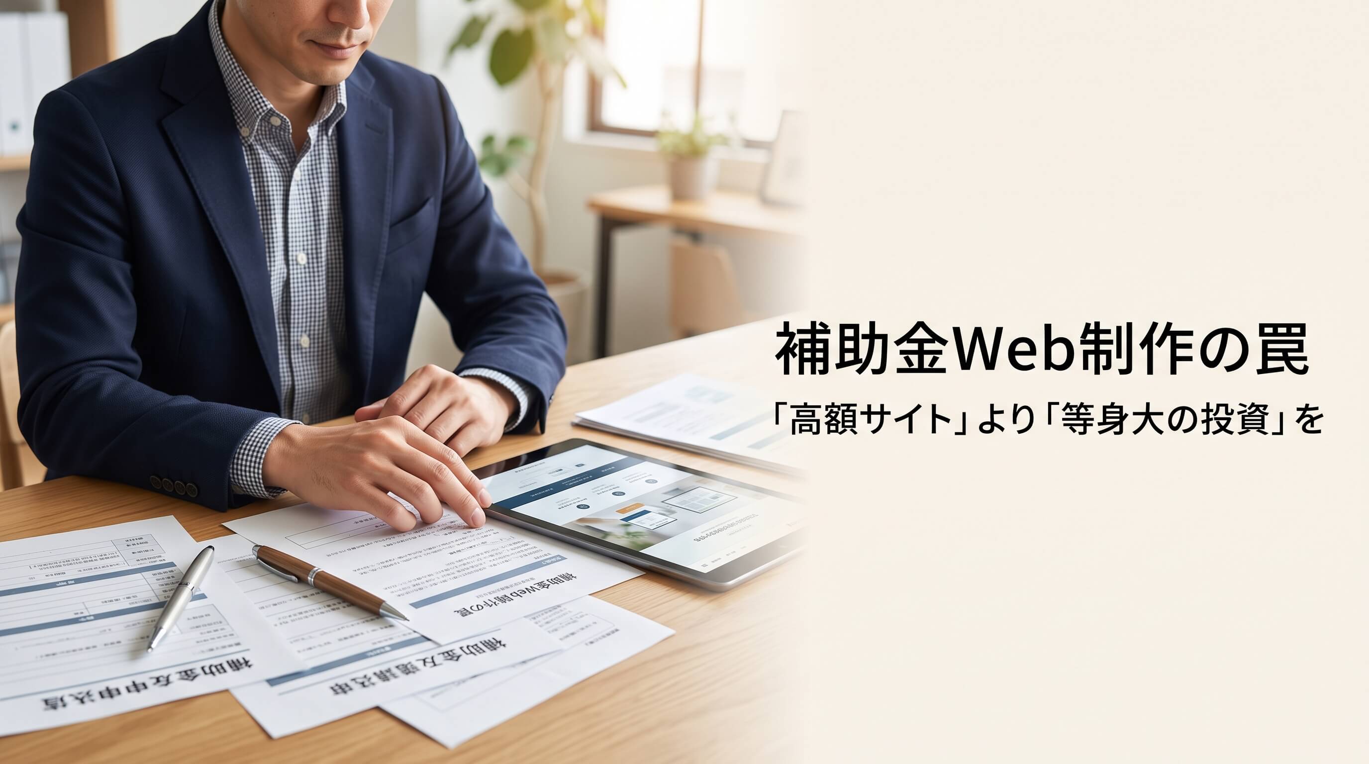 補助金でWeb制作を失敗しないコツ｜高額サイトより「等身大の投資」が成功する理由