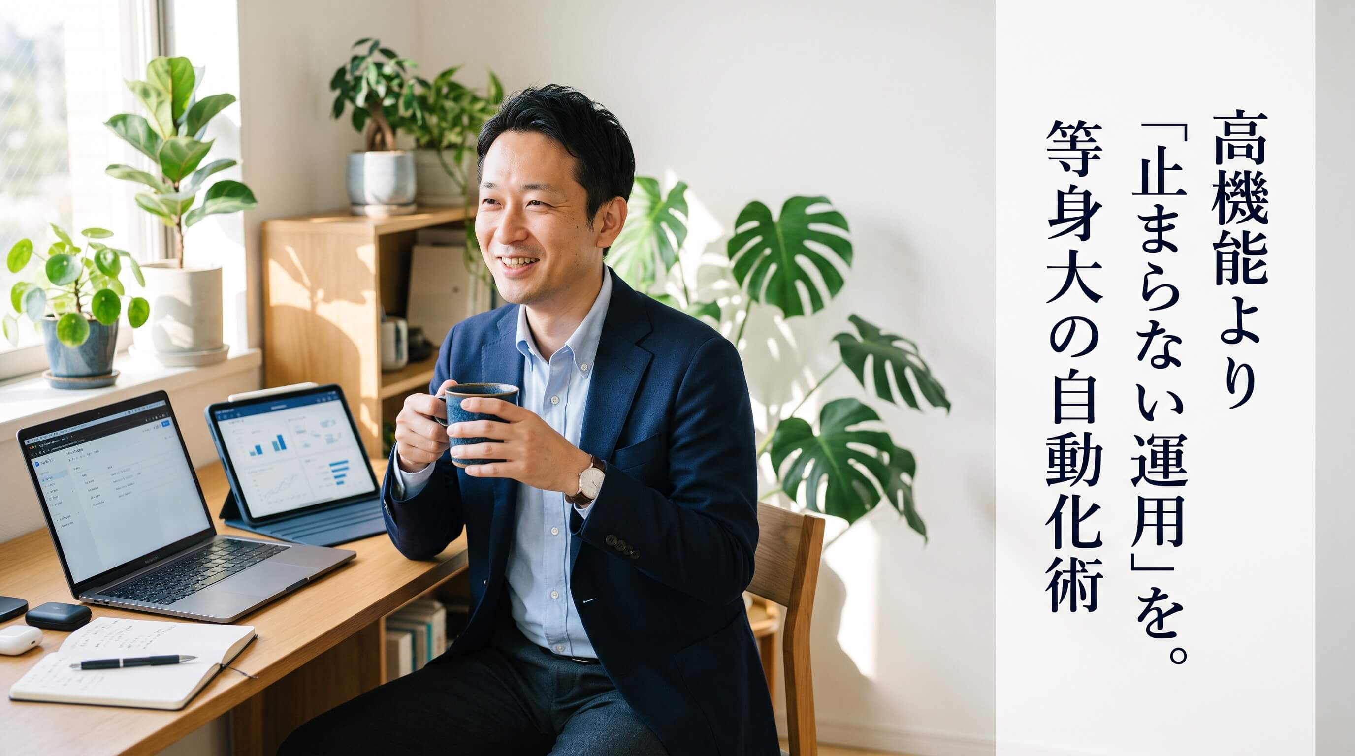 自動化の導入で失敗しないために。高機能より「止まらない運用」を選ぶ等身大のIT活用術