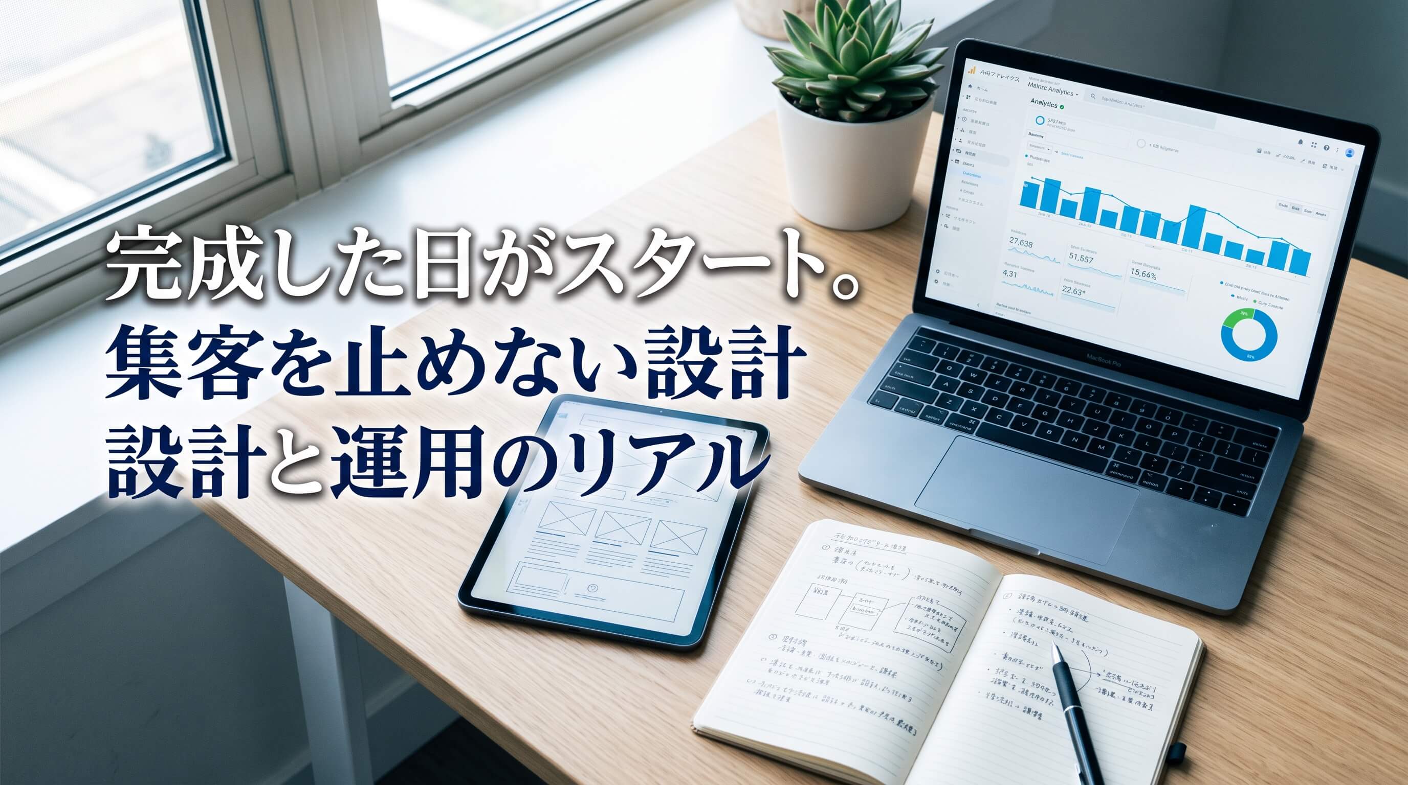 ホームページ制作後の集客を止めない！発注前に決めるべき動線設計と運用のリアル