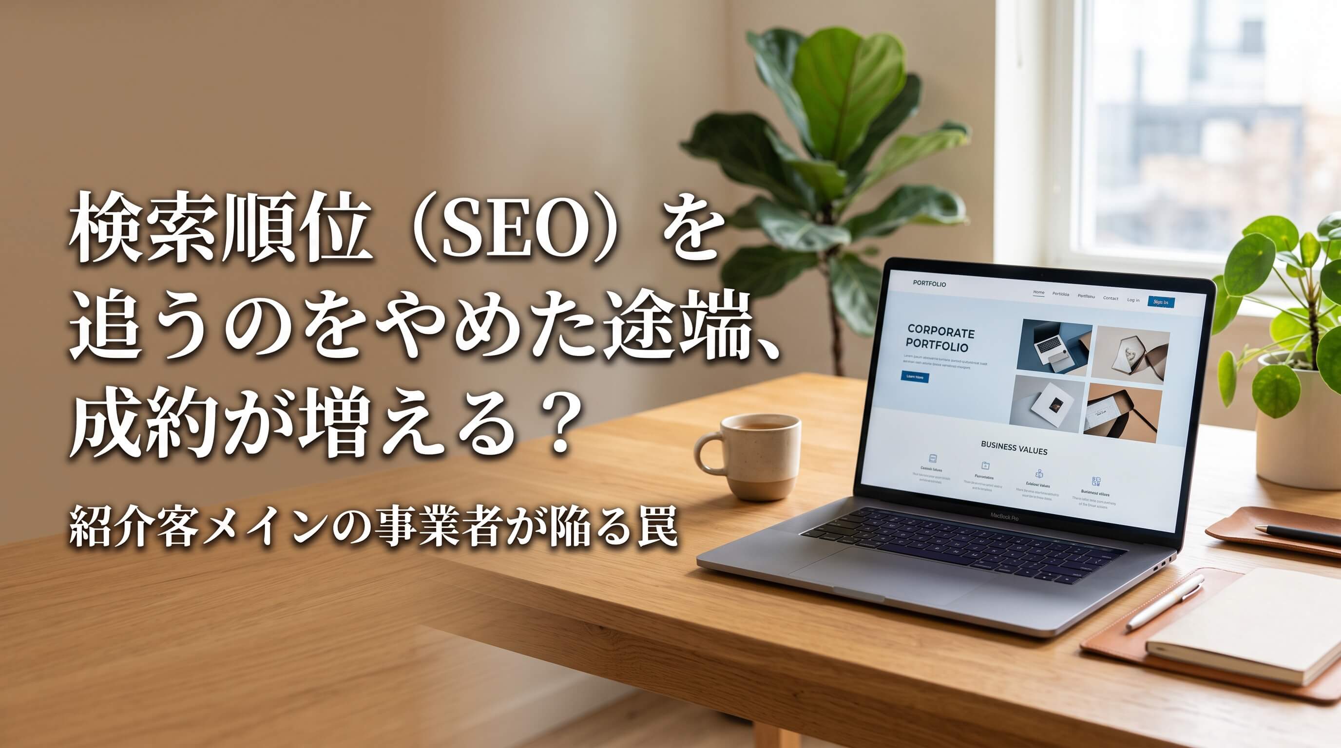 検索順位を追うのをやめると成約が増える？紹介メインの事業者が陥るWeb活用の罠