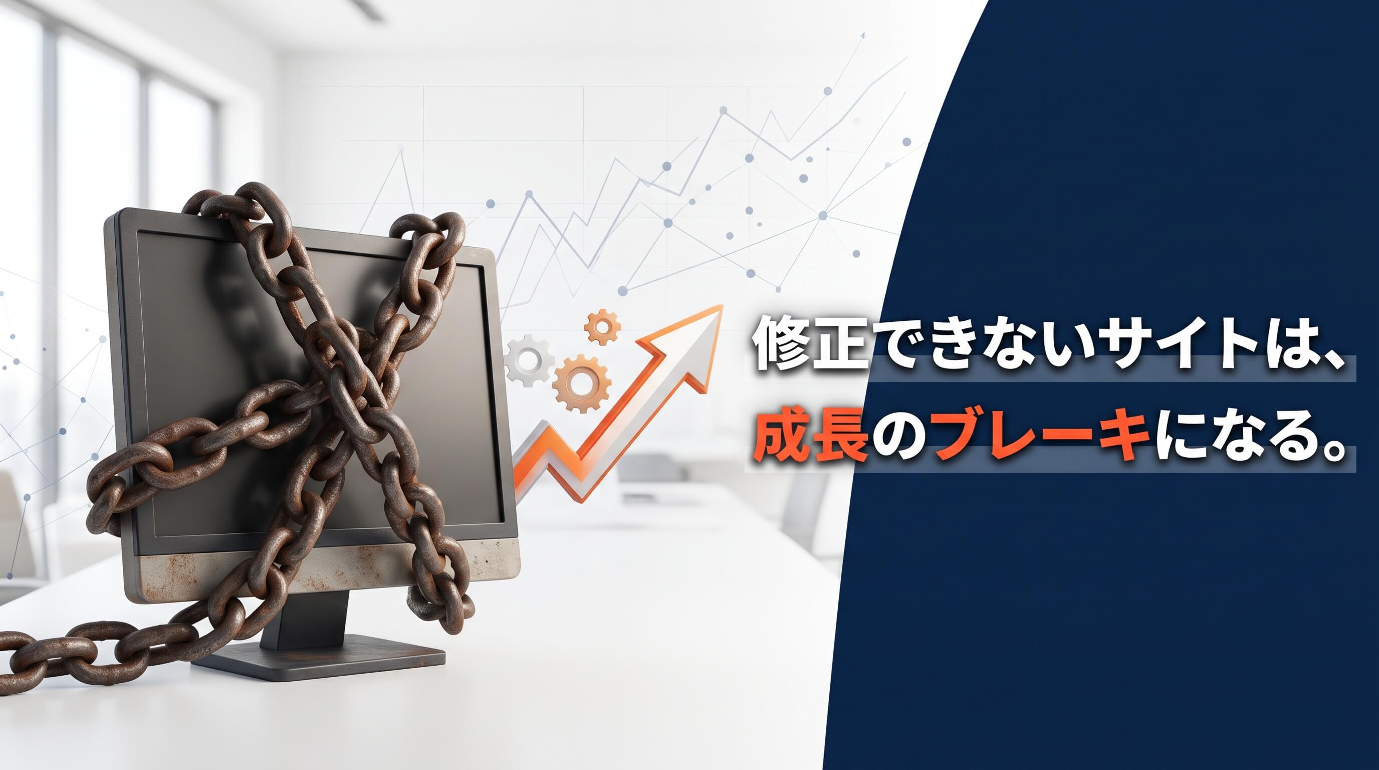 ホームページの修正ができないリスク｜事業成長を止める高額サイトの「拡張性」の罠