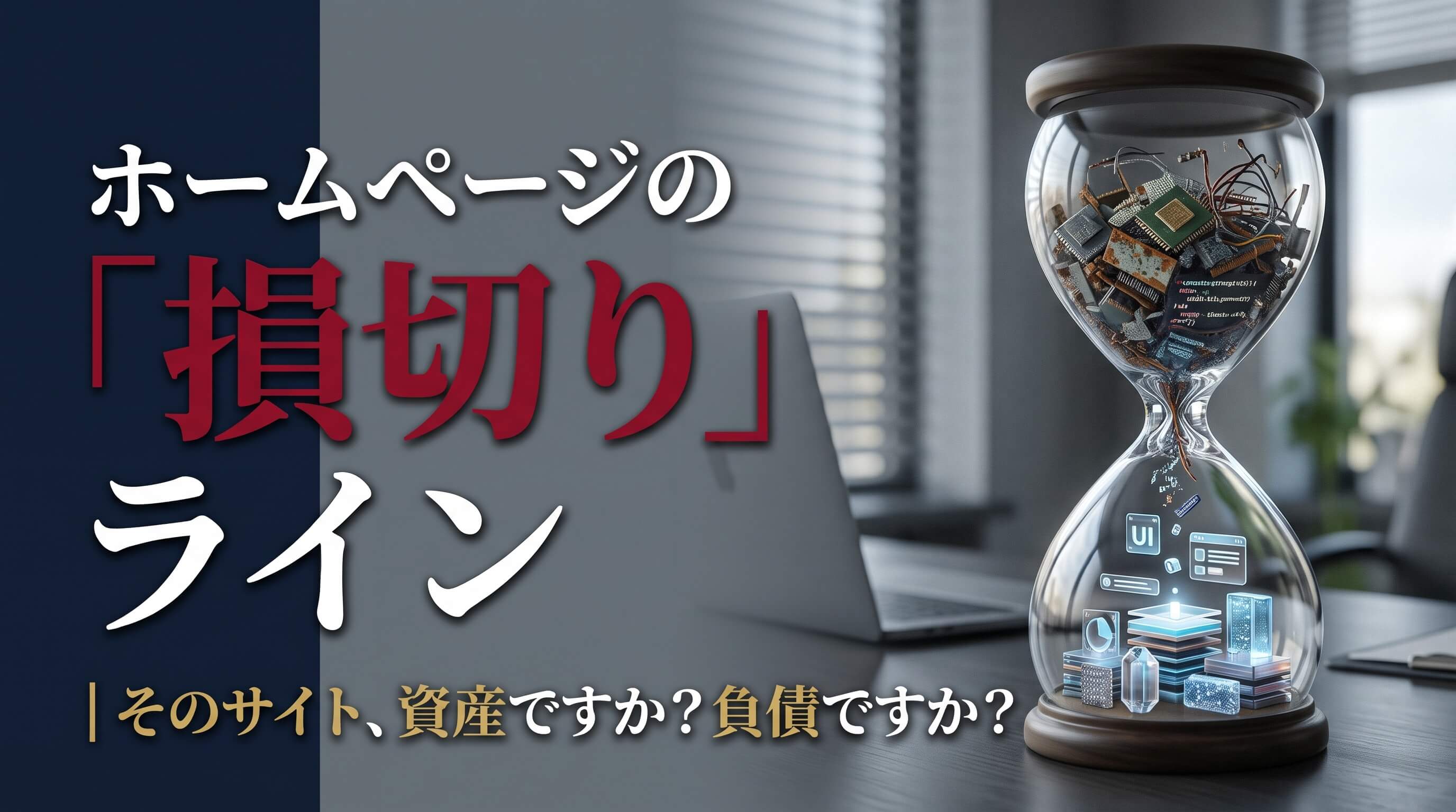 ホームページ制作の損切りライン｜5年前のサイトを修正し続けるリスクと判断基準