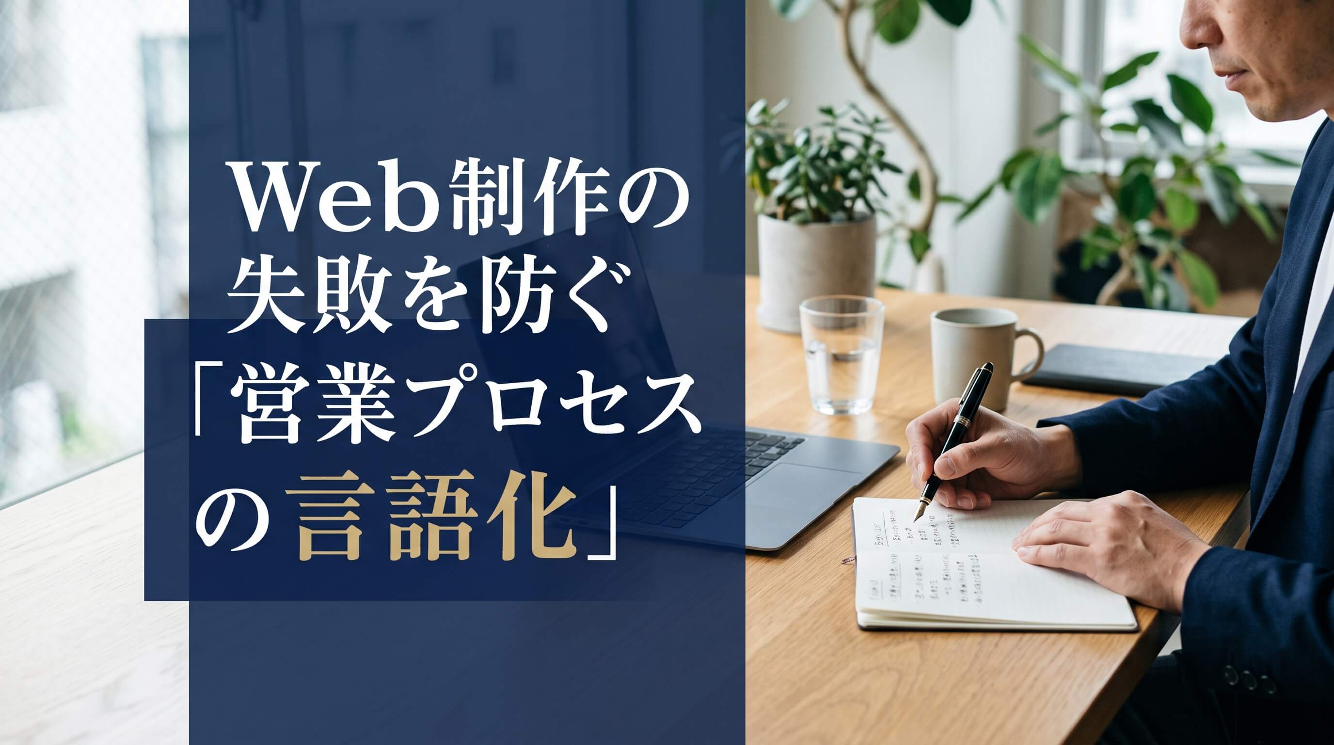 Web制作の失敗を防ぐ「営業プロセスの言語化」とは？IT投資を空振りにしない重要工程